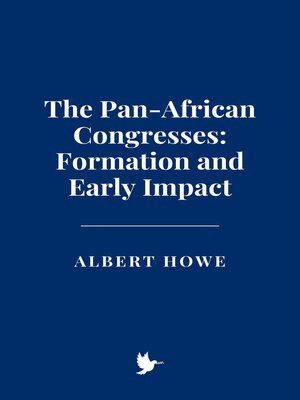 cover image of The Pan-African Congresses
